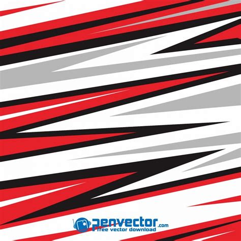 Racing Stripe Streak Red Background Free Vector