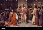 The Baptism of Duke of Bohemia Bořivoj (Borivoj) and Ludmila by Saint ...