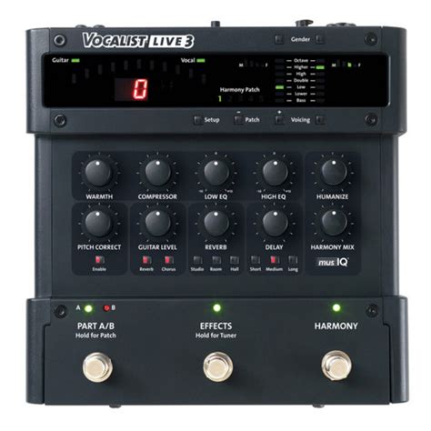 Disc Digitech Vocalist Live 3 Vocal Harmony Pedal At Gear4music