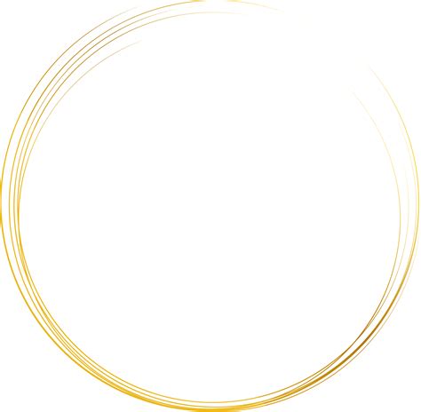 Gold Circle Border Png Free Images With Transparent Background 1125