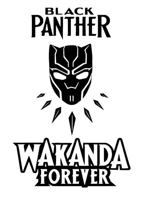 Black Panther Svg Wakanda Forever Svg Avengers Svg Digital Etsy