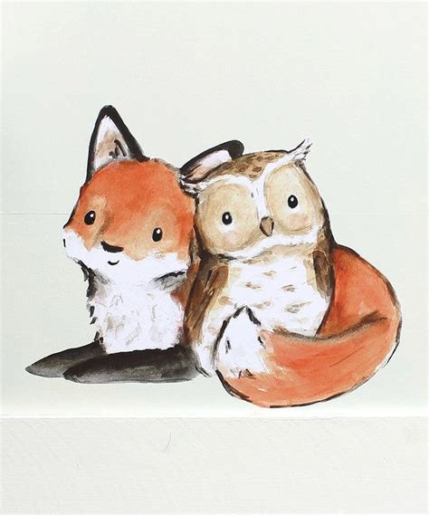 Look At This Fox And Owl Little Friends Decal On Zulily Today Art And