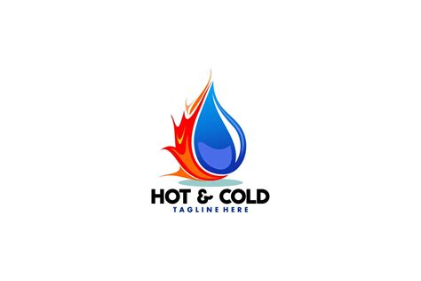 Hot And Cold Logo Design Inspiration Illustration Par Looppoes