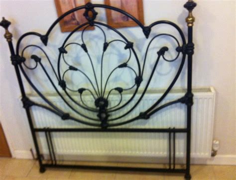 Wrought Iron Ornate Headboard Vintage Style Coseley Dudley