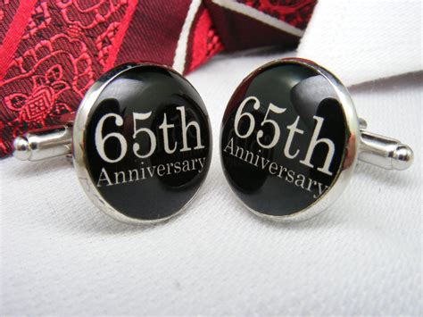 65th Anniversary Cufflinks Wedding Anniversary T