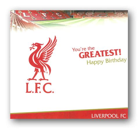 Liverpool Fc Birthday Card Dad Dormouse Cards