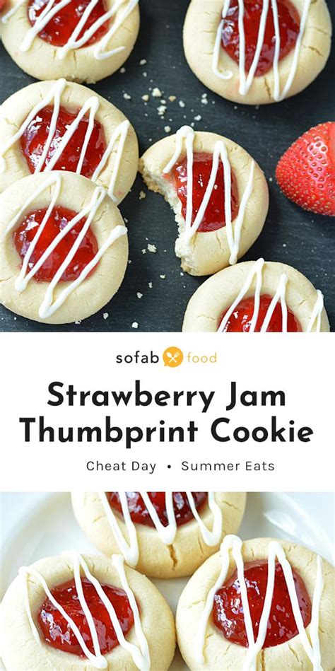 Crispy Buttery Strawberry Jam Thumbprint Cookies Recipe Recipe