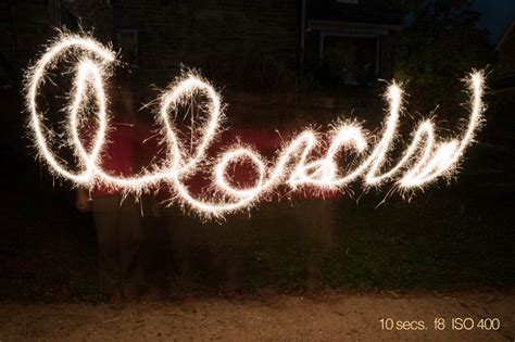 How To Photograph Sparkler Light Writing How To Photograph Your Life