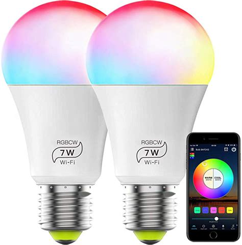 Smart Light Bulb No Hub Required Magic Hue Color Changing A19 E27 7w