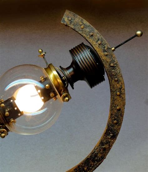 Arc Light Steampunk Lamp Art Donovan Extraordinary Custom Lighting Design