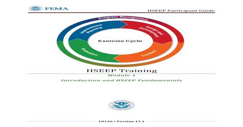L0146 Hseep Training Course Participant Guide Fema Hseep