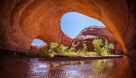 Escalante Petrified Forest State Park Is Located At Wide Hollow