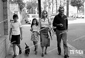 Italian actress Marisa Allasio walking with her husband Pier Francesco ...