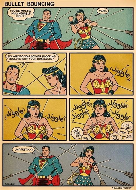 Why Wonder Woman Blocks Bullets Meme Guy