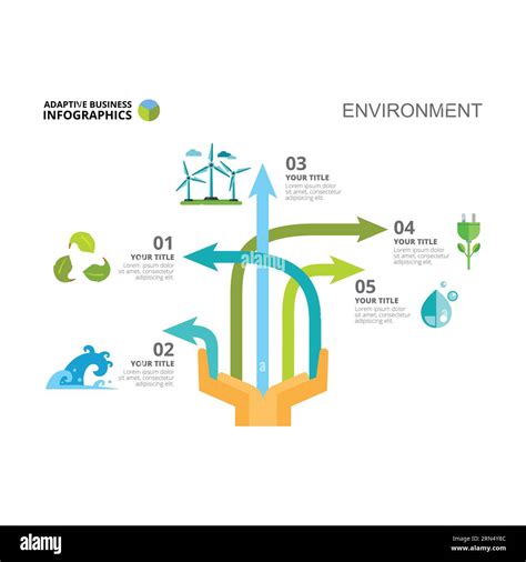 Infographic With Alternative Energy Sources Vector Illustration Stock