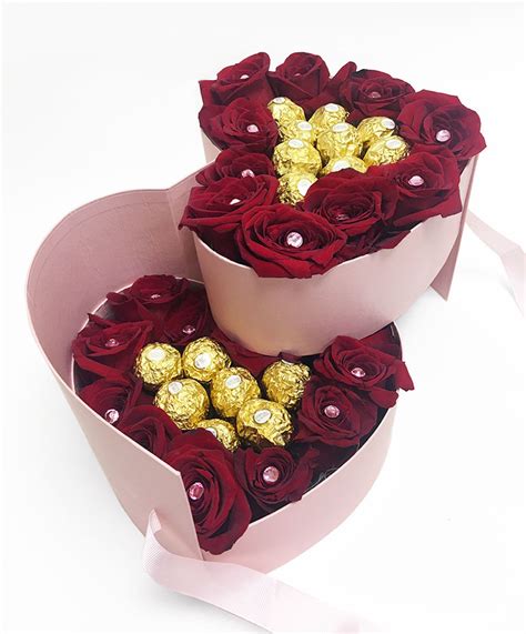 Flower box flowers for sale. W9851 Pink Heart Shape Flower Box with Window Lid (Two ...