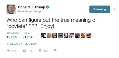 What Is Covfefe Donald Trump’s Bizarre Tweet Confuses The World Politics News Uk