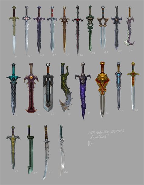 1 Handed Swords By Kozivara On Deviantart