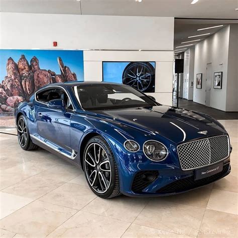 Blue Bentley Continental Gt Sports Cars Luxury Bentley Continental