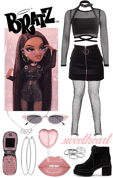 Bratz 2000s Trend Black Pink Cool Discover Outfit Ideas For Everyday Made With The