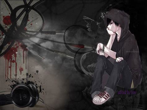 Emo Anime Boy Wallpapers Wallpaper Cave