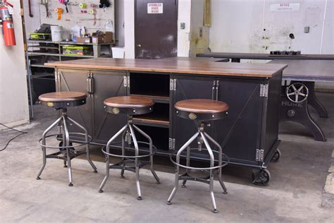 Vintage Industrial Kitchen Island Antique Cart Utility Etsy