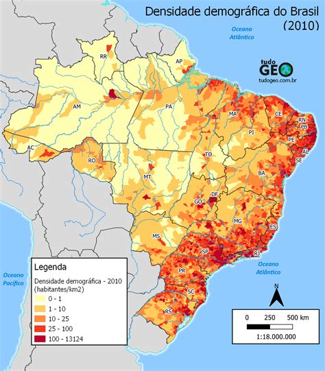 Mapa Populacional Do Brasil Modisedu