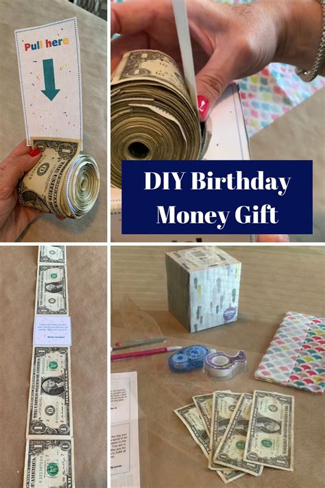 Dollar Bill Crafts For Birthday Money T