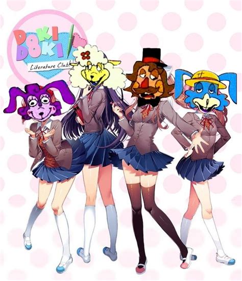 Ddlc And Twf Crossover Иллюстрации лисы Фан арт Забавные картинки