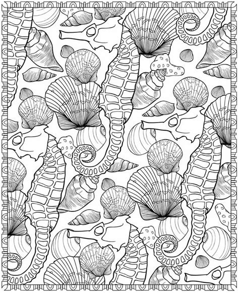 Sea Life Coloring Pages For Adults