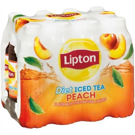 Lipton Diet Peach Iced Tea 12 Pk 169 Fl Oz Frys Food Stores