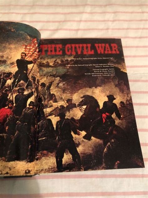 The Civil War By National Geographic Society 1969 Hc With Battlefield