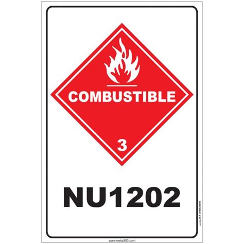 Combustible Nu1202 Meta593