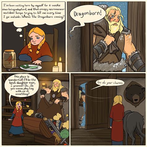 Dovahdaad Elder Scrolls Skyrim Elder Scrolls Funny Skyrim Comic