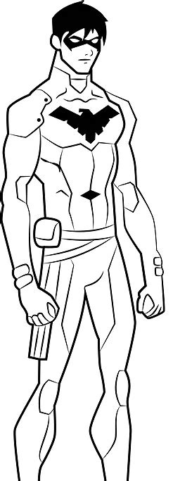 Lego Nightwing Coloring Pages Coloring Page