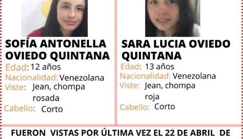 Interpol Emite Alerta Amarilla Por Dos Menores Venezolanas