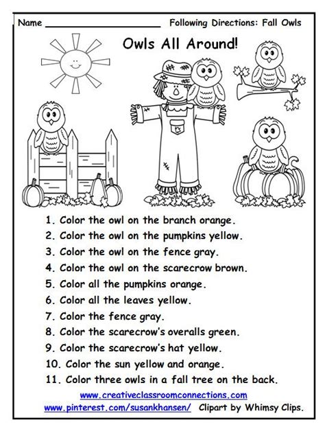 20 Printable Following Directions Worksheets Pdf Coo Worksheets