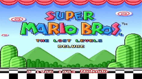 Super Mario Bros The Lost Levels Deluxe Smw Hacklongplay Youtube