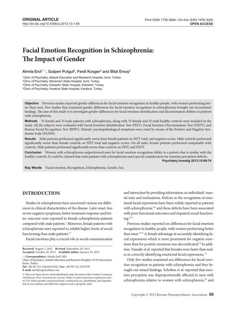 pdf facial expression and sex recognition in schizophrenia and depression hot sex picture