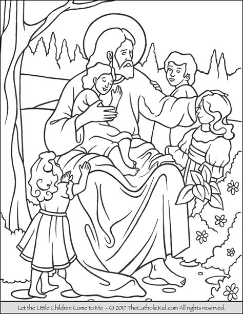 You can print or color them online at 230x230 cross coloring pages for preschoolers fresh the jesus loves me. Jesus - Let the Little Children Come to Me Coloring Page ...