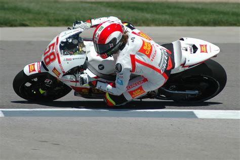 Marco Simoncelli Rip Grand Prix Open Wheel Racing Motorcycles