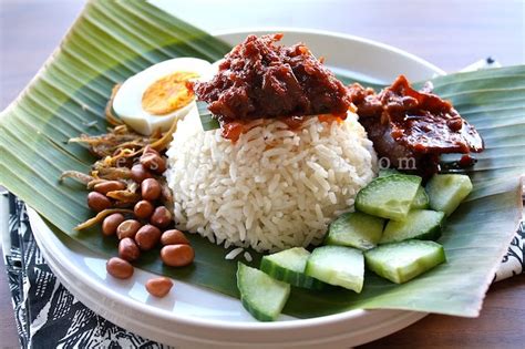 Nasi lemak with sambal chilli ikan bilis. Nasi Lemak With Dried Anchovies Sambal (Sambal Ikan Bilis)