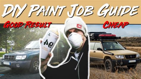 Diy Car Paint Job With Spray Cans At Home And No Experience Youtube