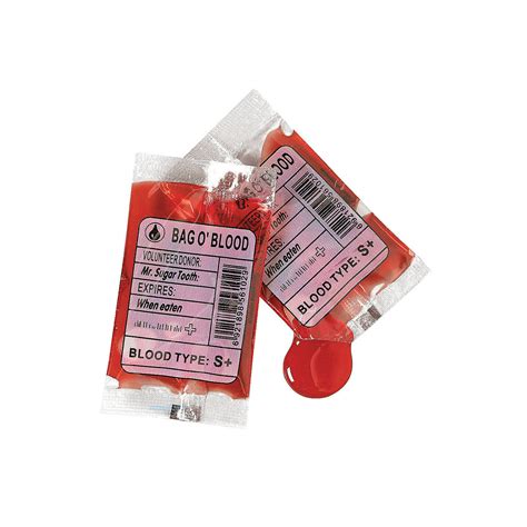 Candy Blood Bags Edibles 12 Pieces