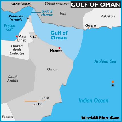 Where is the arabian sea located on a map of asia. Oman Map