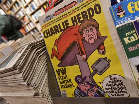 Allemagne Le Journal Satirique Français Charlie Hebdo Met Angela Merkel à Nu Challenges