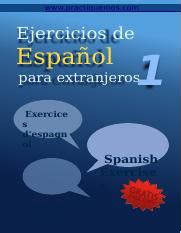 Espanol Docx Practiquemos Ejercicios De Espa Ol Para