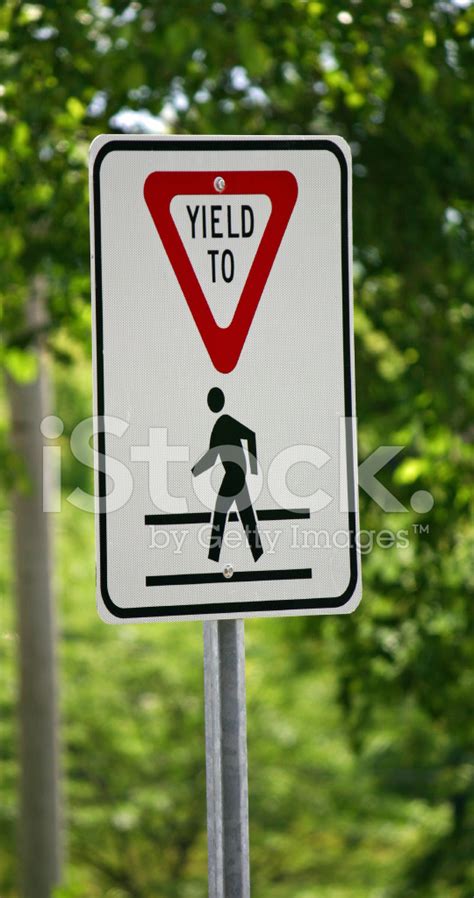 Yield Sign Stock Photo Royalty Free Freeimages