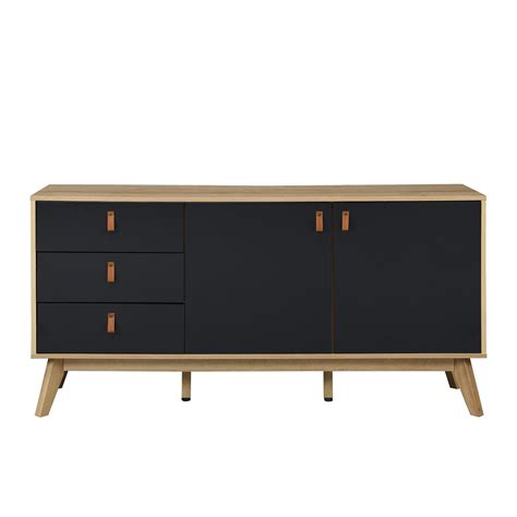 tallis two tone sideboard with 2 doors and 3 drawers 4 4599037493299