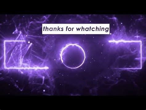 Create a logo reveal outro with a stylish whirlwind of colors. Top 5 Free Outro Templates - YouTube | Smoke animation ...